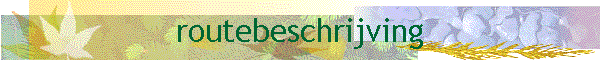 routebeschrijving